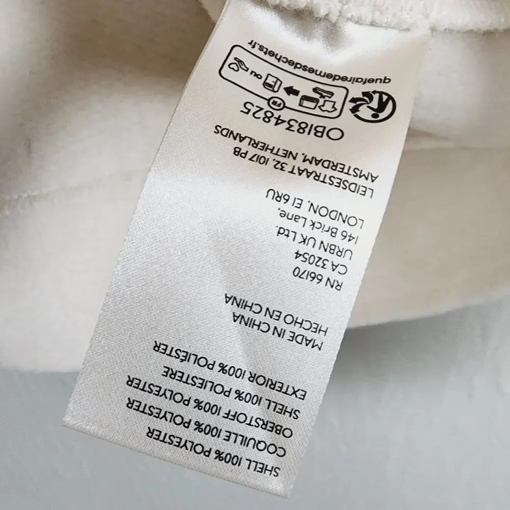 Free People NWT Ivory Willow Brooch Embellished Bomber Jacket Medium